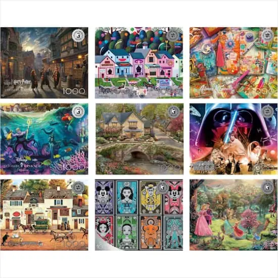 Assorted Silver Select 1,000 Piece Puzzle {1}