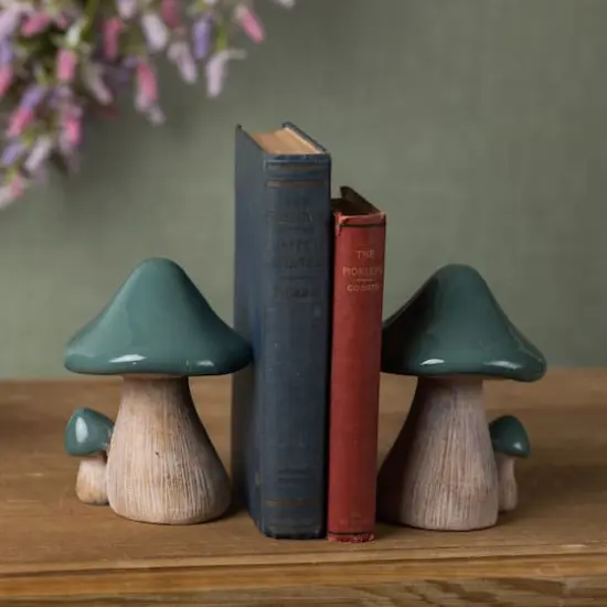6.25" Garden Mushroom D&eacute;cor Set {3}