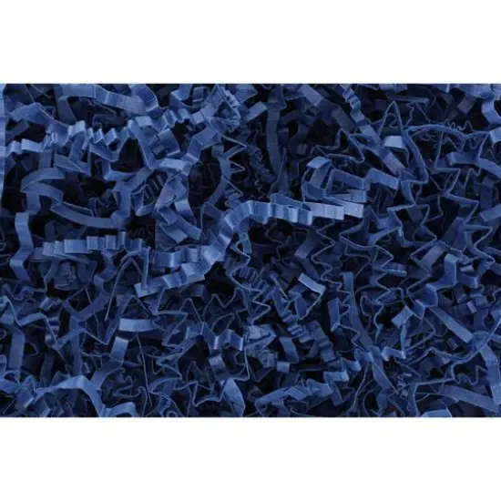 Essentials by Leisure Arts Crinkle Shred Box, 10lb. Navy Blue {1}