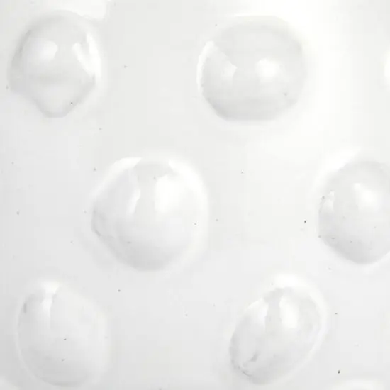 Hello Honey&reg; 5.5" White Bubbled Design Terra Cotta Planter {11}