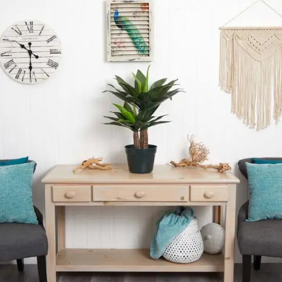 2.4ft. Potted Double Agave Succulent Artificial Plant  {6}