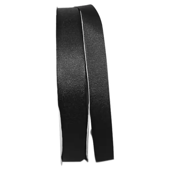 JAM Paper 7/8" Grosgrain Texture Ribbon Black {1}