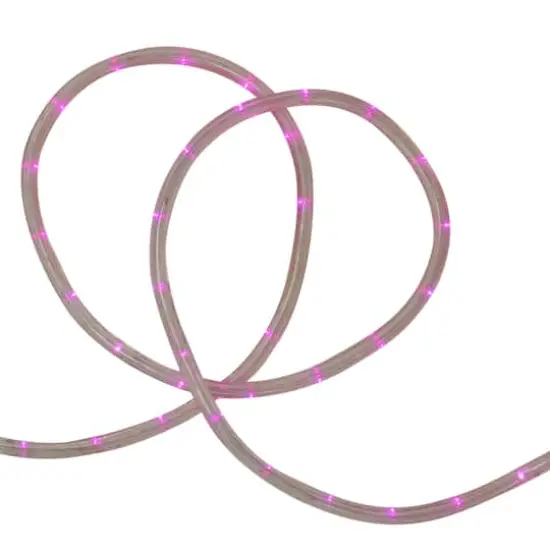 24ft. Pink Commercial Grade LED Outdoor Christmas Rope Lights {1}