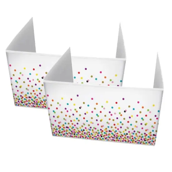 Teacher Created Resources Confetti Classroom Privacy Screen, 2ct. {1}
