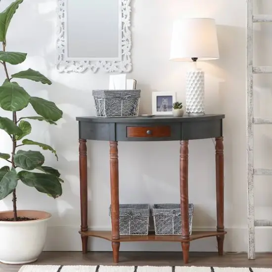 DII&reg; Small Antique White Chicken Wire Baskets with Black Gingham Liners, 3ct. {6}