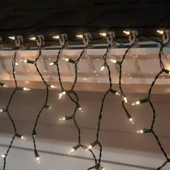 26ct. Clear Omni Universal Gutter & Shingle Christmas Light Clips {5}