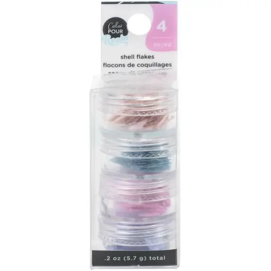 American Crafts&trade; Color Pour Resin Iridescent Shell Flakes Mix-Ins {1}