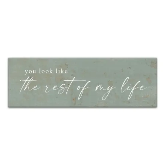 Rest Of My Life 36" x 12" Canvas Wall Art {1}