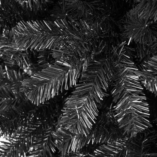 7.5 ft. Unlit Black Color Pop Artificial Tree {4}