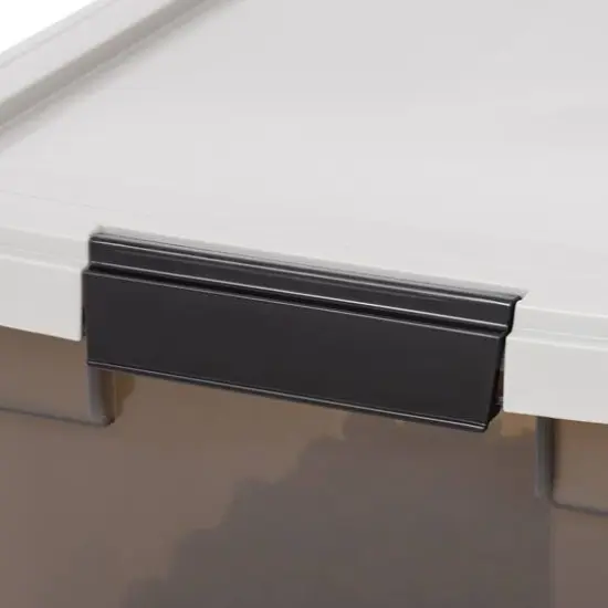 Iris&reg; 65qt. Gray Airtight Container with Buckle Lid {3}