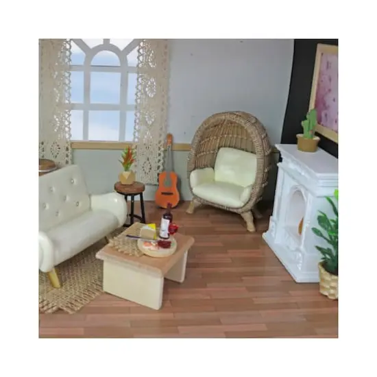 Miniature White LED Fireplace by Make Market&reg; {4}