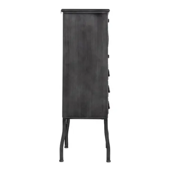Hello Honey&reg; 35.5" 3-Drawer Metal Cabinet Black {7}