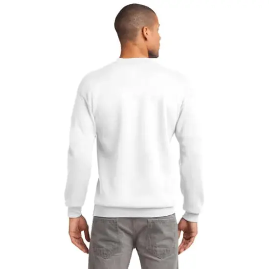 Port & Company&reg; Essential Fleece Crewneck Sweatshirt White {6}