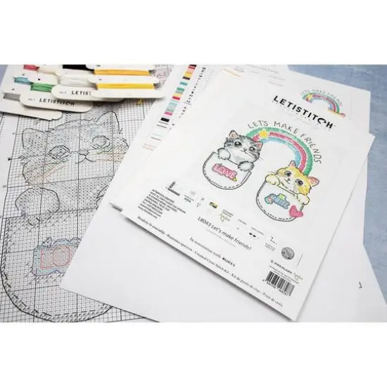 Letistitch Let's make friends! Counted Cross Stitch Kit {11}