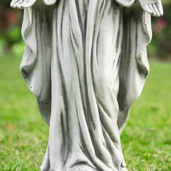 Glitzhome&reg; 30" Blessed Mother Mary Garden Statue {8}