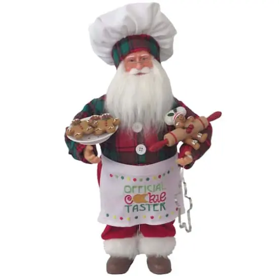 Santa's Workshop 15" Cookie Tasting Claus Figurine {1}