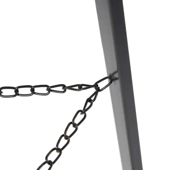 66.5" Black Metal Adjustable Minimalistic Floor Easel {5}