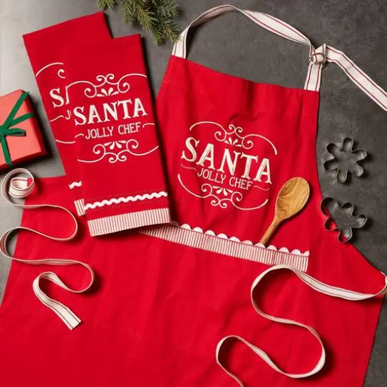 DII&reg; Santa Chef Kitchen Set {11}