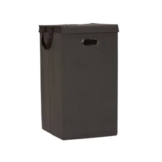 Household Essentials 26" Laundry Hamper with Lid Cobblestone {1}