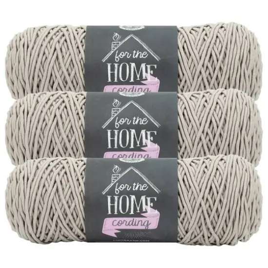 3 Pack Lion Brand&reg; For the Home Cording Yarn Greige {1}
