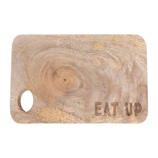 Hello Honey&reg; 13" Eat Up Mango Wood Cutting Board {1}