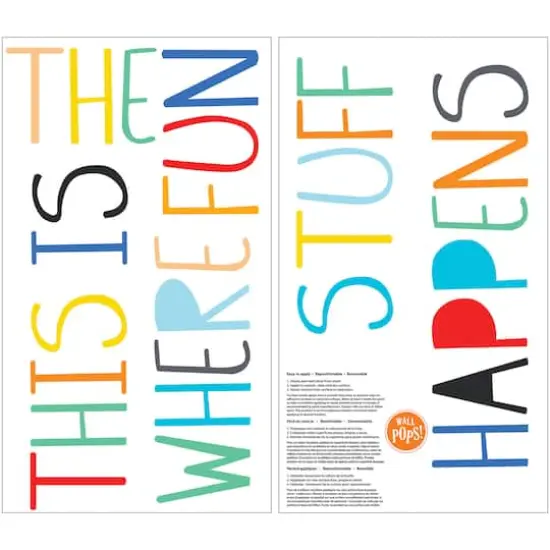 WallPops Fun Stuff Wall Quote {3}