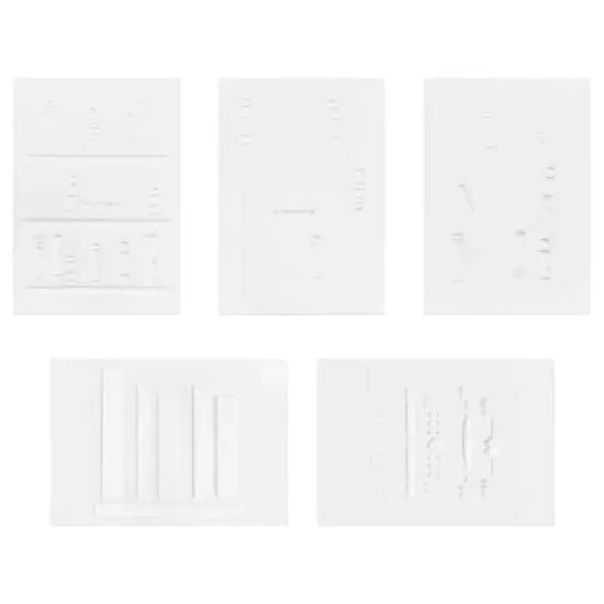 4" x 6" Books Print Layering Stencil Set by Recollections&trade; {1}