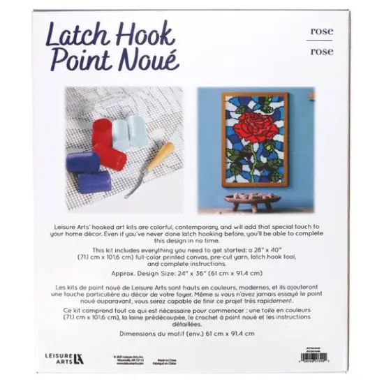 Leisure Arts&reg; Rose Latch Hook Kit {5}