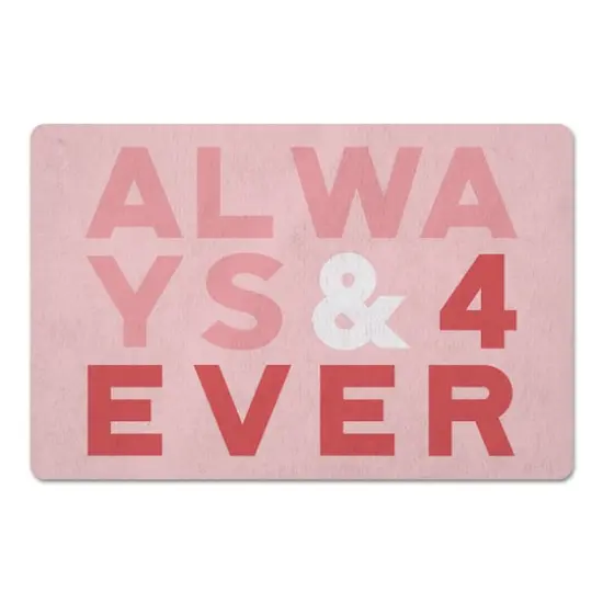 Always and 4Ever Floor Mat {1}