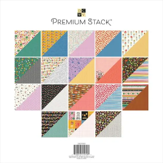 DCWV&reg; Street Market Cardstock Paper Pad, 12" x 12" {3}