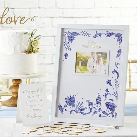 Kate Aspen&reg; Blue Willow Wedding Guest Book Alternative {7}