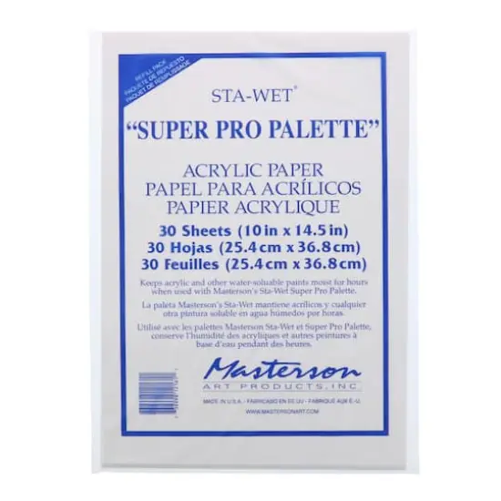 Masterson Sta-Wet&reg; Super-Pro Palette Sheet Refills {1}