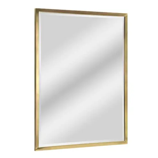 Head West Classic Gold Metal Framed Wall Mirror - 40" x 30" {1}