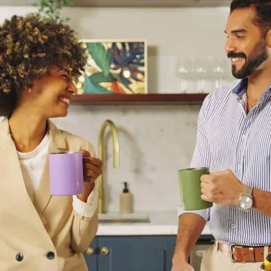 JoyJolt&reg; 12oz. Vacuum Insulated Tumbler With Lid & Handle Purple {9}