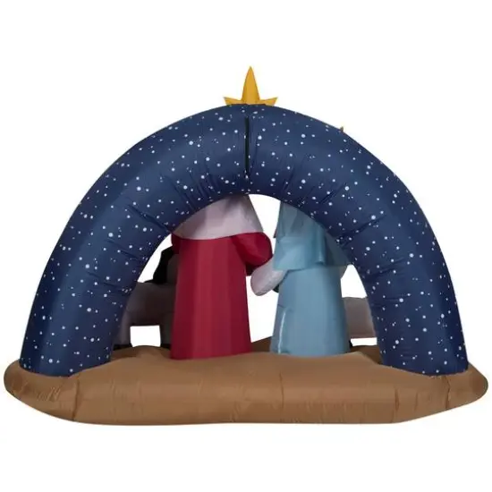 6.5ft. Airblown&reg; Inflatable Starry Nativity Scene {3}