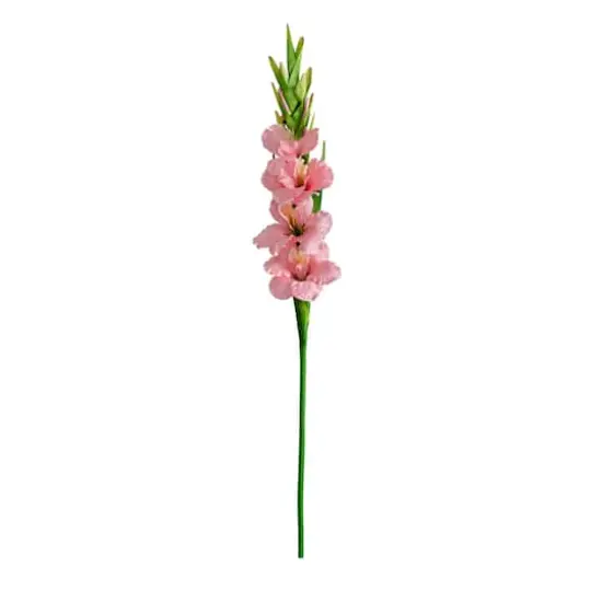45" Pink Gladiolus Flower Stems, 3ct. {1}