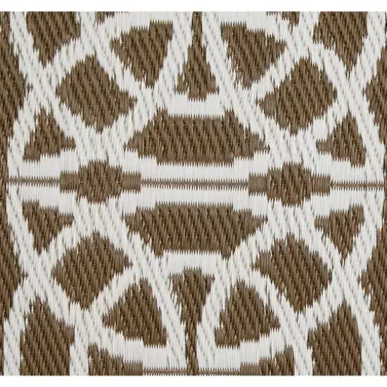 DII&reg; Dark Brown Infinity Circle Outdoor Rug, 4ft. x 6ft. {3}