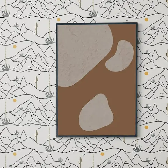 Elana Gabrielle Desert Afternoon Peel & Stick Wallpaper Tuxedo {7}