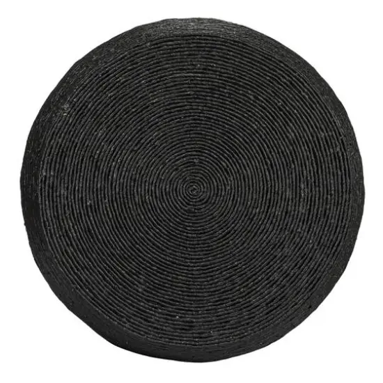 Hello Honey&reg; Corn Rope Round Accent Table Black {11}