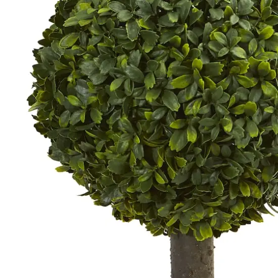 21" Potted Boxwood Ball Topiary Tree {3}