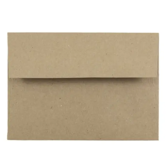 JAM Paper A1 Premium Invitation Envelopes, 50ct. Brown Kraft Paper Bag {1}