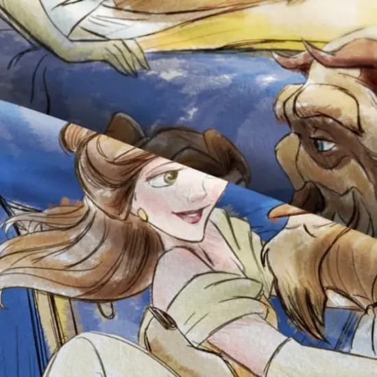 Springs Creative Disney&reg; Beauty & the Beast Fleece {3}