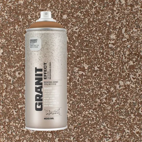 Montana&trade; Cans Granit Effect Spray Paint, 400mL Brown {1}