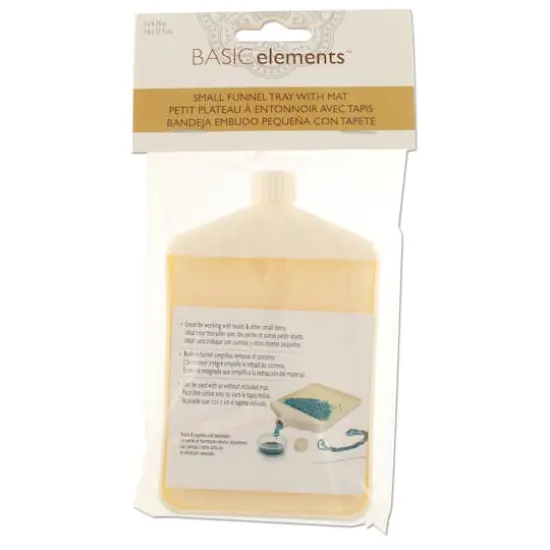 The Beadsmith&reg; BASIC elements&trade; Small Funnel Tray with Mat {6}