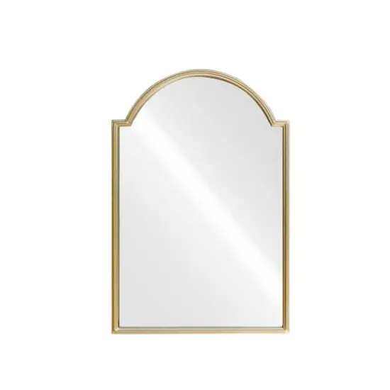 16" x 24" Scalloped Arch Wall Mirror in Gold Metal Frame by Ashland&reg; {1}