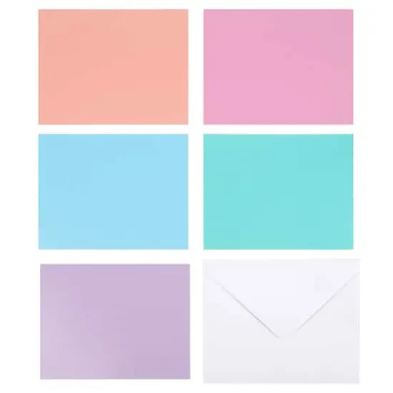 Shimmer Cards & Envelopes by Recollections&trade;, 4.25" x 5.5" {3}