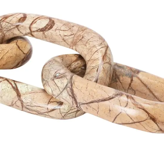 Hello Honey&reg; 13" Variegated Decorative Marble Chain Brown {3}