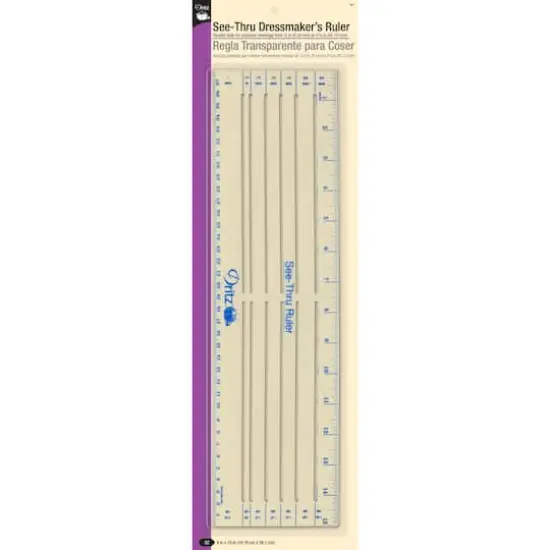 Dritz&reg; See-Thru Dressmakers Ruler {1}