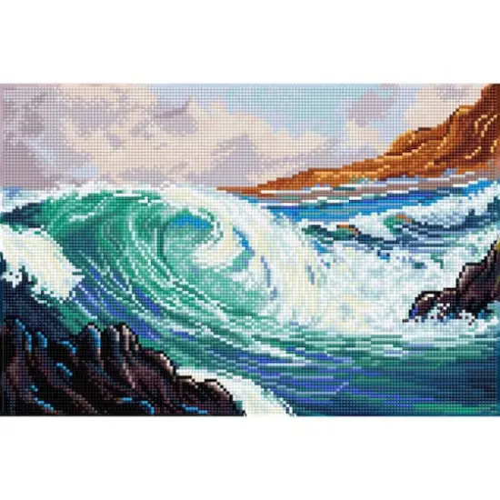 Diamond Dotz&reg; Intermediate Seascape Diamond Art Painting Kit {1}