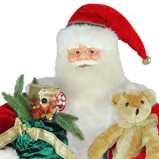 5ft. Deluxe Traditional Animated & Musical Dancing Santa Claus Christmas Figure {4}